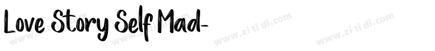 Love Story Self Mad字体转换